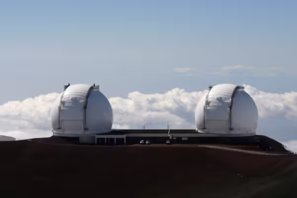 Subaru twin telescopes.